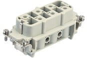 Diverse elektriske produkter - Harting Han HSB 06 pos female insert screw - 09310062701