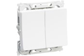 Lauritz Knudsen - LK OPUS 66 kroneafbryder 16A 1-pol 1 modul, hvid - 542N6005
