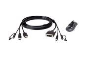 KVM-kabel - ATEN CABLE KIT HDMI /USB/SP - DVI-Dd L:1.8M - 2L-7D02DHX2