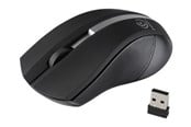 Mus - Rebeltec Galaxy - mouse - 2.4 GHz - black - Mus - Optisk - 3 knapper - Sølv - RBLMYS00033