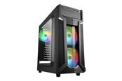 Kabinet - Sharkoon VG6-W RGB - mid tower - ATX - Kabinet - Tower - Sort - 4044951026814