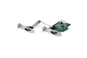 Netværksadapter (netkort, printserver mv.) - StarTech.com PEX2S953LP 2-Port RS232 Serial Adapter Card 16950 UART PCIe - PEX2S953LP
