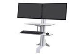 Skærmholder - Ergotron WorkFit-S Dual Workstation with Worksurface Standing Desk - 33-349-211