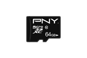 Hukommelseskort - PNY Performance Plus MicroSD/SD - 64GB - P-SDU64G10PPL-GE