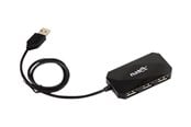 USB hub - Natec LOCUST - hub - 4 ports USB hub - 4 ports - Sort - NHU-0647