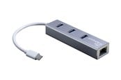 USB hub - Inter-Tech Argus IT-410-S USB hub - 3 ports - Sølv - 88885472