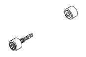 Printertilbehør - Brother - paper pull-in roller assembly - LX0126001