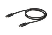 FireWire / ThunderBolt kabel - StarTech.com Thunderbolt 3 (40Gbps) USB C Cable - Black - 80cm - TBLT34MM80CM