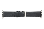 Smartwatch - Tilbehør - dbramante1928 Copenhagen - Watch Strap 44mm - Black/Silver - AW44BLSI1032
