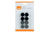 Konference & Præsentation - Nobo magnetiske whiteboardmagneter pakke med 8 stk. 20 mm farvede magneter Sort - 1901440