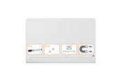 Konference & Præsentation - Nobo Whiteboard glastavle Widescreen 45" afrundet brillant hvid - 1905191
