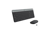 Tastatur - Logitech MK470 Slim Wireless Keyboard & Mouse Combo - Graphite - Tastatur & Mus sæt - Nordisk - Sort - 920-009200