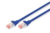 Netværkskabel - DIGITUS CAT 6 S-FTP Patch Cord - 5m - Blå - 5m - DK-1644-050/B