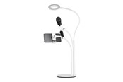 Mobil - Andet Tilbehør - Deltaco 3-IN-1 Selfie Ring Lamp With Phone and Mic - ARM-280