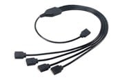 Kabler - diverse - Akasa AK-CBLD04-50BK - RGB LED splitter - 50 cm - AK-CBLD04-50BK