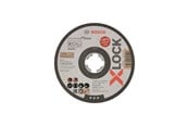 Vinkelsliber - Bosch X-LOCK Standard for Inox, 125 x 1 x 22,23 mm, til lige snit - 2608619262