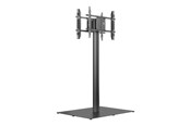 Vægbeslag, AV-Beslag & AV-Møbler - Multibrackets M Public Display Stand 180 HD Back to Back Black w. Floorbase - Maks 75 kg - Maks størrelse 80" - 7350073737284