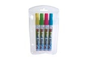 Skrive- og Tegneværktøjer - Artline EPG-4/4W2 Glassboard Marker set Green Pink Yello - EPG4/4W