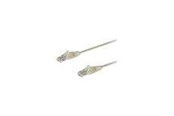Netværkskabel - StarTech.com 2m CAT6 Cable - Grey Slim CAT6 Patch Cord - Snagless - LSZH - patch cable - 2 m - grey - Grå - 2m - N6PAT200CMGRS