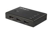 Skærm & Lyd switch - StarTech.com 4 Port HDMI Video Switch - 3x HDMI & 1x DisplayPort - 4K 60Hz - video/audio switch - 4 ports - VS421HDDP