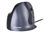 Mus - Bakker Elkhuizen Evoluent D - mouse - USB - Vertical mouse - Optisk - 6 knapper - Grå - BNEEVRD
