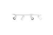 Lamper - Philips Pongee spotskinne 4xGU10, hvid - 915005531401