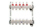 Gulvvarme - Salus Gulvvarmemanifold 7-kreds med flowmeter - GVM-F 7