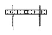 Vægbeslag, AV-Beslag & AV-Møbler - IC INTRACOM techly - Maks 60 kg - Maks størrelse 80" - ICA-PLB 840
