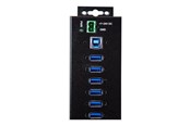 USB hub - StarTech.com 10-Port Industrial USB 3.0 Hub with External Power Adapter - hub - 10 ports USB hub - USB 3.2 - 10 ports - Sort - HB30A10AME