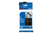 Papir, Fotopapir og Etiketter - Brother TZe R334 - Gold On Black - Roll (1.2 cm x 4 m) - TZER334