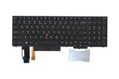 Tastatur - Lenovo Chicony - Bærbar tastatur - til udskiftning - Amerikansk engelsk - Sort - 01YP629