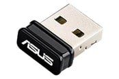 Netværksadapter (netkort, printserver mv.) - ASUS USB-N10 NANO - USB 2.0 - 802.11b/g/n - 150 Mbps - 90IG05E0-MO0R00