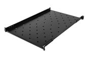 Rack skabe - TOTEN System G fixed shelf for 19" cabinet for 1000/1200 deep cabinet black - SG.0274.1901