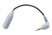 Audio kabel - BOYA Smartphone TRRS Adapter 3.5mm TRS to 3.5mm T - BY-CIP2
