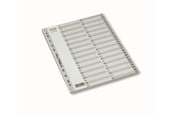 Lommer, Omslag & Registre - Bantex  Strong-Line® Registersæt 1-54, Grå - 100204678