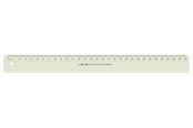 Skrive- og Tegneværktøjer - Linex N1030Blk Nature Lineal 30 Cm Bulk - 100413066
