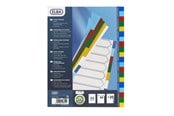 Lommer, Omslag & Registre - Oxford  Fanekort Farvet A4 Pp 20 Faner - 100204757