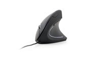Mus - Gembird Ergonomic 6-button wired optical mouse - Vertical mouse - Optisk - 6 knapper - Sort - MUS-ERGO-01