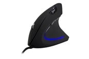 Mus - Inter-Tech Eterno KM-206WR - Vertical mouse - Optisk - 6 knapper - Sort - 88884103