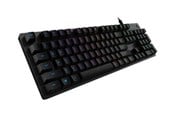 Tastatur - Logitech G512 Carbon GX Brown - ND - Gaming Tastatur - Nordisk - Sort - 920-009349