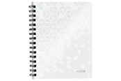 Blokke, Formularer & Notesbøger - Leitz Notesblok  WOW PP A5 linjeret 80 gram 80 ark Hvid - 46390001