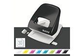 Hulapparater & Hæftemaskiner - Leitz Hulapparat  5008 NeXXt WOW, 2-huls 30 ark Sort - 50081095