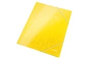 Mapper og Clipboards - Leitz 3-klap elastikmappe  WOW A4 Gul - 39820016