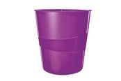 Skrivebordstilbehør - Leitz Papirkurv  Plus WOW 15L Lilla - 52781062