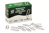 Skrivebordstilbehør - DURABLE Papirclips 26 mm zinkbelagt 100 stk. - 1206-25