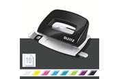 Hulapparater & Hæftemaskiner - Leitz Hulapparat  NeXXt WOW Mini, 2 huls 10 ark Sort - 50601095