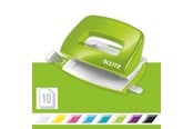 Hulapparater & Hæftemaskiner - Leitz Hulapparat  NeXXt WOW Mini, 2 huls 10 ark Grøn - 50601054