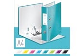 Brevordnere og Ringbind - Leitz Brevordner  180° WOW lamineret pap A4/80 mm Isblå - 10050051