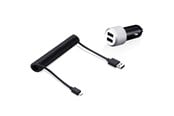 Mobil - Adaptere & Opladere - Just Mobile Highway Max with Micro USB - Car Charg - CC-168S