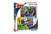 Puslespil - Clementoni Puzzle The Avengers 2x60st. - 21605